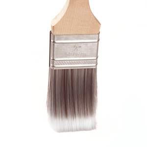 MSN - Juego de Brochas de Pintura para Pared de Alta Calidad con Mango de Madera de 4 Pulgadas, 100% Filamento SRT, Virola de Acero Inoxidable, Naturales, 1 Año de Garantía - Product Image 3