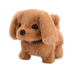 Perro de Juguete de Simulación, <span class=keywords><strong>Cachorro</strong></span> Eléctrico que Camina y Ladra, Peluche de Felpa que No Suelta Pelo, 31cm-50cm, Unisex - Product Image 5