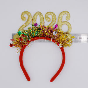 Año Nuevo 2026, suministros navideños, tocado de fiesta de tela para Nochevieja, Navidad, Pascua, Acción de Gracias, graduación, Diwali - Product Image 3