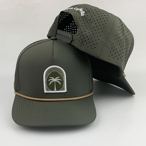 Nón kết chạy bộ nam chất lượng cao, bán buôn, chất liệu cao su, chống thấm nước, <span class=keywords><strong>5</strong></span> tấm, nhanh khô, dây rút, mũ bóng chày tùy chỉnh - Product Image 4