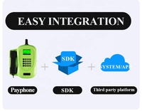 Carte RFID glisser/insérer un téléphone payant pour les étudiants 4G/3G/2G plate-forme de gestion de l'école publique réseau GSM/WiFi avec carte SIM de temps d'antenne