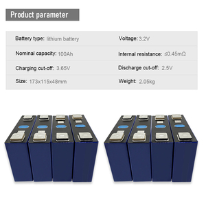 แบตเตอรี่ SZXUBA ANCHI 3.2V ความจุ100Ah แบบแท่งเซลล์ลิเธียมชนิดชาร์จไฟได้ - Product Image 4
