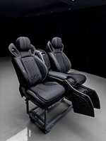 Sièges arrière de luxe en cuir PU pour W463 avec sièges Aero, écran tactile, porte-gobelets cachés, ventilation, chauffage et massage