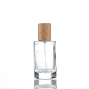 Flacon de parfum de 50 ml avec boîte, flacons de parfum colorés, vaporisateur en verre, flacon de parfum avec boîte cadeau - Product Image 2