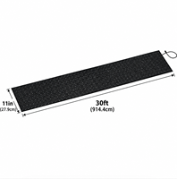 Tapis chauffant pour allée de voiture, extérieur, antidérapant, étanche IP54, robuste, 11 pouces x 30 pieds, 1500W, 110V