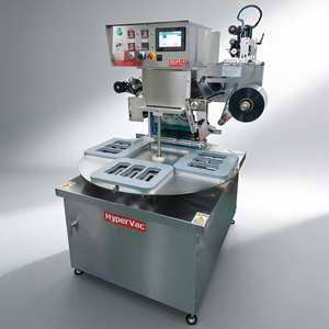 Machine de scellage automatique de barquettes SUS304 rotative pour emballage sous vide de contenants alimentaires, équipement commercial 400 kg - Product Image 5