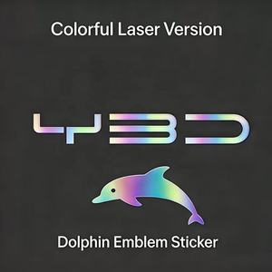<span class=keywords><strong>Pegatina</strong></span> Reflectante Láser para <span class=keywords><strong>Coche</strong></span> BYD Dolphin, Emblema Personalizado de PVC de Alta Calidad, Impermeable, con Cambio de Color, para <span class=keywords><strong>Tuning</strong></span> DIY - Product Image 1