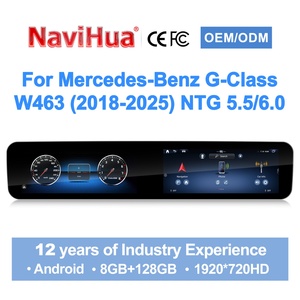 Navihua Android <b>Car</b> Radio LCD <b>Digital</b> Cluster Dual Screen <b>for</b> Benz G Class W463 2018-2025 NTG 5.5/6.0 Carplay Android Auto Meter - Product Image 1