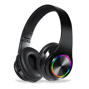 New Top Quality LED light Wireless Bluetooth Headphone Wireless Earphone With Original Series Noise Cancelling Headphone