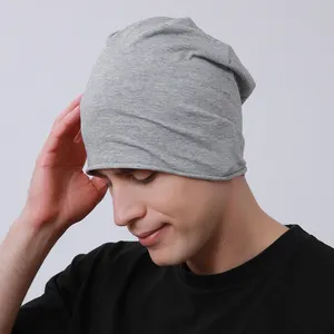 2024 nuovo cappello a cuffia con teschio premaman a singolo strato personalizzato all'ingrosso in tinta unita