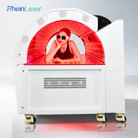 Lit de luminothérapie rouge motorisé pour tout le corps avec 360 points d'éclairage °   Couverture corporelle complète pour la relaxation et le soulagement de la douleur