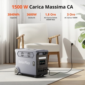 Générateur solaire LiFePO4 Solarplay en gros 3840Wh avec 10 % de TVA pour l'Italie, pour l'autoconsommation et le soulagement des factures d'électricité domestique - Product Image 2