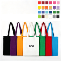 Sacs fourre-tout en toile réutilisables avec logo imprimé personnalisé, sacs de shopping en coton vierges recyclables pour sublimation, plusieurs couleurs