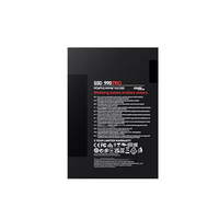قرص صلب داخلي SSD 990 PRO بسعة 1 تيرابايت PCIe 4.0 NVMe M.2، الجيل الرابع PCIe X4 للكمبيوتر المكتبي