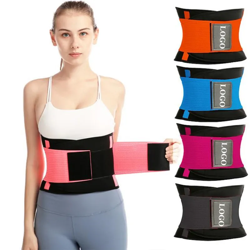 Fajas colombiana Neoprene Cintura Trimmer Belt Ajustável Apoio Treino Trainer Cintura