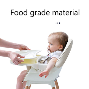 Silla de comedor moderna para niños, asiento antideslizante de alta calidad, altura ajustable, con plato, <span class=keywords><strong>2022</strong></span> - Product Image 3