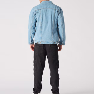 Best Selling Customized Size and Designs <b>Men</b> <b>Denim</b> <b>Jacket</b> <b>Men's</b> Stylish Custom <b>Denim</b> <b>Jacket</b> With High-Quality Fabric - Product Image 2