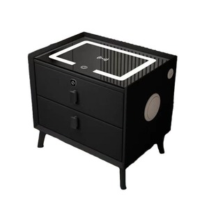 Comodino Smart di Alta Gamma 2025 con Ricarica Wireless e Armadietto Portaoggetti Multifunzione per Camera da Letto - Product Image 2