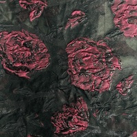Nouvelles Robes/Vêtements de Luxe en Tissu Organza Jacquard Tissé Respirant à Motifs Floraux 100% Polyester Léger pour Filles Mariage
