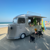 Composants de camion de restauration rapide multifonctionnel électrique en acier galvanisé pour burgers, pizzas, café et boissons - Anti-rouille