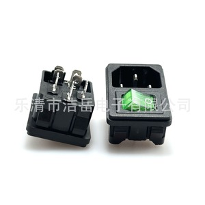 Enchufe de Corriente Alterna Jiepin de 1 Salida con Fusible Tipo 8 para Equipos de Audio y Video, Conexión a Tierra Estándar, Material ABS - Product Image 2