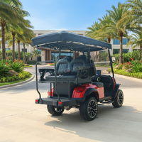Carrito de Golf Eléctrico Rainbow de 48V, de Aluminio, 4 Plazas, Homologado para Calle, con Certificación DOT, EEC y GCC, Buggy Eléctrico de Lujo