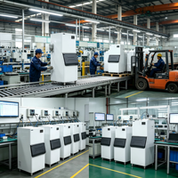 Machine à glaçons commerciale haute productivité en promotion avec moteur et PLC intégrés