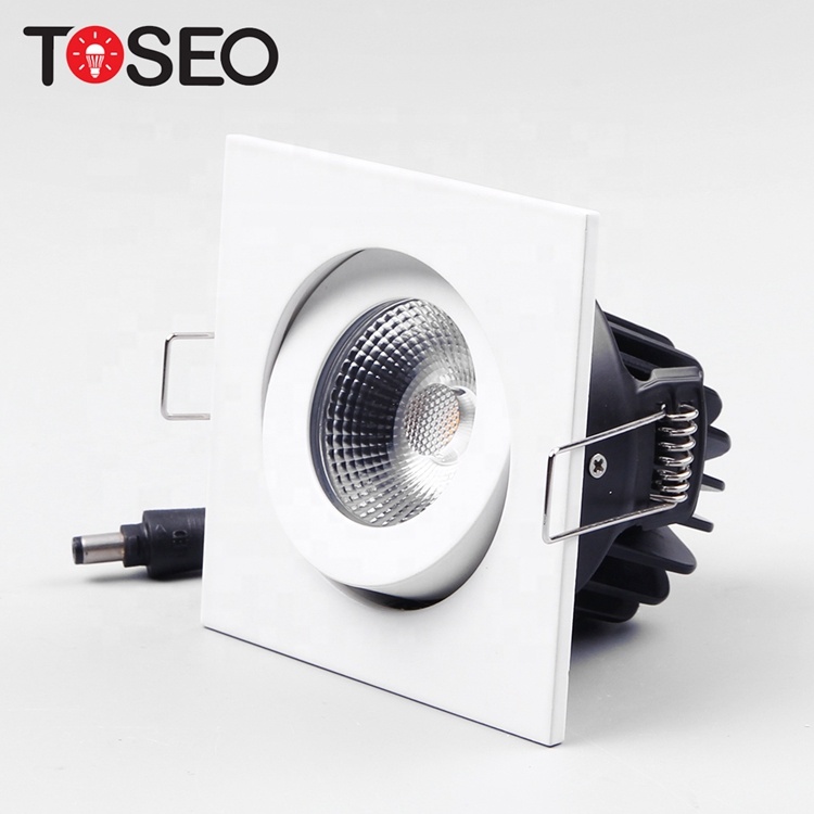 Recessed Bathroom Smart Home Downlights Square Wifi Dimmable LED Downlights