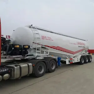 Customized Cement Tanker Dry Bulk Powder Tank Semi Trailer Powder Material Transport Tanker Semi-Trailer