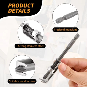 Broca para tornillos, destornillador, herramienta universal para perforar azulejos de cerámica, broca roscada para azulejos de cerámica - Product Image 2