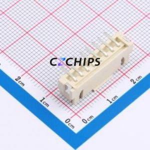 BX-XH2.54-8PLT Wire-to-Board Pin Header SMD,P=2.54mm Connector 1x8P 2.5mm Vertical Mount XH - Product Image 2