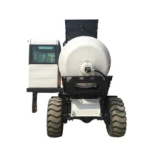 2 Cubic Meters Capacity Mixer Cement Truck Hydraulic Mixing Drum And The Loader Truck Price