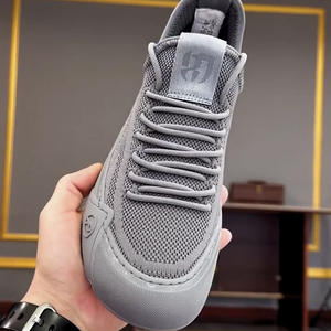 รองเท้าลำลองผู้ชายรุ่นฮอตสปริง ปี 2024 ผ้าตาข่ายแท้ ระบายอากาศได้ดี เพิ่มความสูง ดีไซน์แบบถุงเท้า พื้นหนา เหมาะสำหรับเดิน - Product Image 4