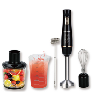 AKANE Ensemble mélangeur 300W Juego De Batidora avec système à 4 lames Démarrage rapide Conception facile à nettoyer pour jus de fruits Mousse de lait et aliments - Product Image 6