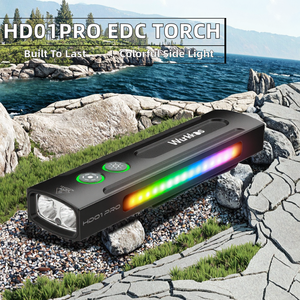 Linterna Mini <span class=keywords><strong>Wurkkos</strong></span> HD01PRO con Láser Verde UV, Luz Lateral RGB, Base Magnética, Resistente al Agua IP68, Batería Recargable para Camping - Product Image 2