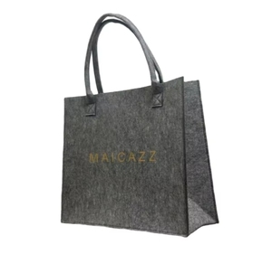 Sac à provisions en feutre avec logo personnalisé - Product Image 1