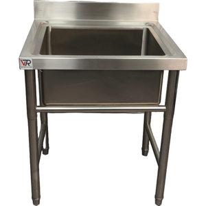 VICTORY KITCHEN Évier de cuisine intelligent en acier inoxydable de qualité commerciale Conception hygiénique robuste pour restaurants et hôtels - Product Image 6