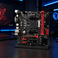 Motherboard PCWINMAX B450M AM4 DDR4 64GB Dual Channel M.2 PCIe 3.0 Micro ATX B450 OEM ODM Board Grosir untuk PC Gaming