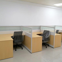 Modern Cubicle Office Desk Manufacturers Call Center Workstation Modern Design Workstation With Glass Partition
