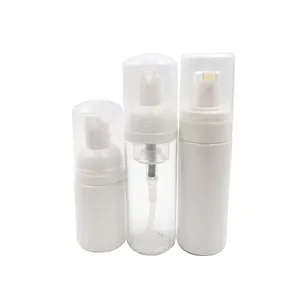 30ml 50ml 60ml 100ml 150ml 200ml ברור לבן PET בקבוק Foamer בקבוק עם קצף משאבת