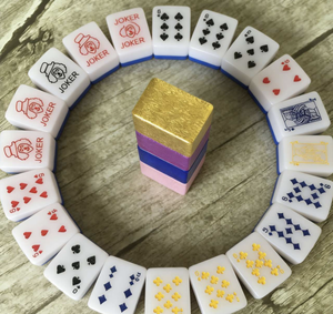 Rummy Lami <b>Poker</b> Acrylic Mahjong <b>Sets</b> Portable Entertainment Hand-Played-Factory Wholesale - Product Image 6