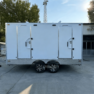 Remorque sanitaire mobile de luxe à 2 postes, conteneur WC extérieur, toilettes mobiles VIP pour appartement - Product Image 5