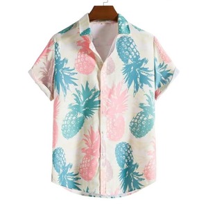 Ropa casual de verano para hombre, conjunto de 2 piezas, traje liso con camiseta de botones y pantalones cortos para hombre, en oferta a un precio muy económico. - Product Image 2