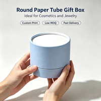 Boîte cadeau en carton rigide écologique personnalisée, ronde et carrée, pour bougies parfumées, bagues, colliers, cosmétiques, ensembles cadeaux de mariage