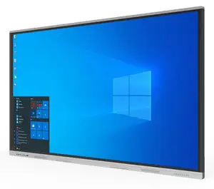 55 "65" 75 "86" 98 "Touch Screen Smart Board LCD lavagna piatta interattiva 4K Display TV pannello per la riunione di insegnamento