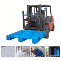 Palette en plastique robuste à trois roulettes pour entrepôt et usine – Prix compétitif