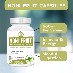 Extrait de fruit de Noni (Morinda Citrifolia) 8:1, 60 capsules végétales, antioxydant, soutien immunitaire, complément alimentaire - Product Image 4