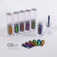 Chrome liquide métallique d'ongle de chrome liquide pour la poudre d'ongle de chrome d'ongles