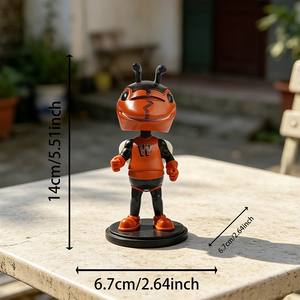 Figura Decorativa Personalizada de <span class=keywords><strong>Abeja</strong></span> en Poliresina Pintada a Mano, Ecológica, para Club Escolar, Logotipo de Equipo Deportivo, Decoración de Escritorio - Product Image 1