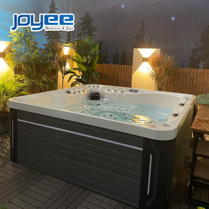 Bañera de Hidromasaje de Lujo JOYEE <span class=keywords><strong>para</strong></span> <span class=keywords><strong>Parejas</strong></span>, Jacuzzi con Fuente <span class=keywords><strong>para</strong></span> Patio Trasero o Villa - Product Image 1